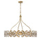 Marbella 14-Light Chandelier in Gold Shimmer by Breegan Jane