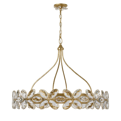 Marbella 14-Light Chandelier in Gold Shimmer by Breegan Jane
