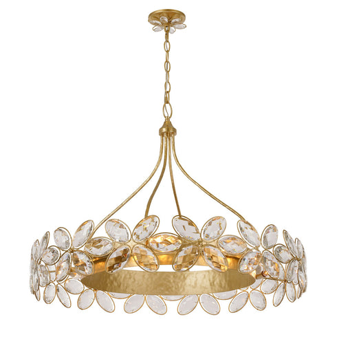 Marbella 14-Light Chandelier in Gold Shimmer by Breegan Jane