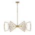 Marbella 6-Light Chandelier in Gold Shimmer by Breegan Jane