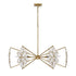 Marbella 6-Light Chandelier in Gold Shimmer by Breegan Jane