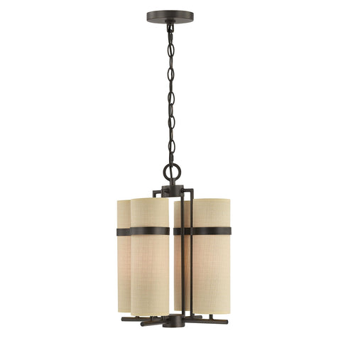 Weston 4-Light Chandelier in Mediterranean Bronze by Dann Foley