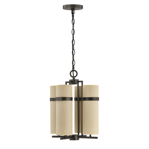 Weston 4-Light Chandelier in Mediterranean Bronze by Dann Foley