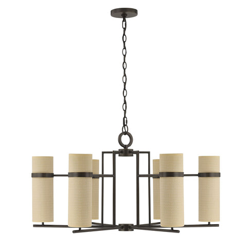 Weston 6-Light Chandelier in Mediterranean Bronze by Dann Foley