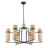 Weston 6-Light Chandelier in Mediterranean Bronze by Dann Foley