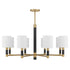 Conrad 8-Light Chandelier in Warm Brass