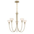 Florena 5-Light Chandelier in Noble Brass by Breegan Jane