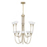 Florena 10-Light Chandelier in Noble Brass by Breegan Jane