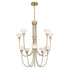 Florena 10-Light Chandelier in Noble Brass by Breegan Jane