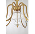 Bergdorf 6-Light Chandelier in Warm Brass