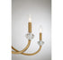 Bergdorf 12-Light Chandelier in Warm Brass