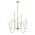 Chester 9-Light Chandelier in Noble Brass