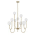 Chester 9-Light Chandelier in Noble Brass
