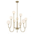 Chester 9-Light Chandelier in Noble Brass