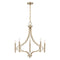 Woodlawn 5-Light Chandelier in Noble Brass