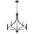Woodlawn 5-Light Chandelier in Noble Brass