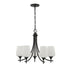 Octave 5-Light Chandelier in Warm Brass