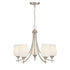 Octave 5-Light Chandelier in Warm Brass
