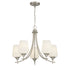 Octave 5-Light Chandelier in Warm Brass
