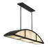 Legacy 4-Light Linear Chandelier in Warm Brass by Breegan Jane