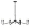 Salem 8-Light Chandelier in Forged Iron