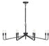 Salem 8-Light Chandelier in Forged Iron