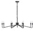 Salem 8-Light Chandelier in Forged Iron