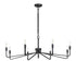 Salem 8-Light Chandelier in Forged Iron