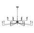 Salem 16-Light Chandelier in Forged Iron
