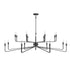 Salem 16-Light Chandelier in Forged Iron