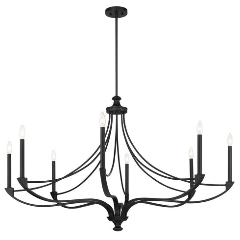 Preserve 8-Light Chandelier in Warm Brass