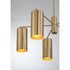 Lio 5-Light Chandelier in Noble Brass by Breegan Jane