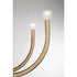Sorrento 8-Light Chandelier in Noble Brass