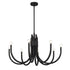 Sorrento 8-Light Chandelier in Noble Brass
