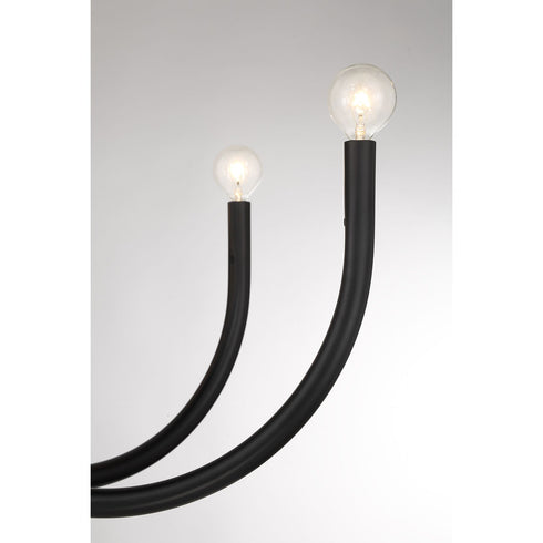 Sorrento 8-Light Chandelier in Noble Brass