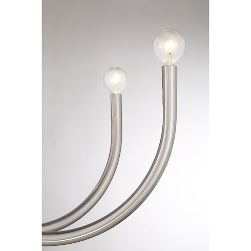 Sorrento 8-Light Chandelier in Noble Brass