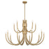 Sorrento 15-Light Chandelier in Noble Brass