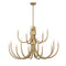 Sorrento 15-Light Chandelier in Noble Brass