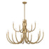 Sorrento 15-Light Chandelier in Noble Brass