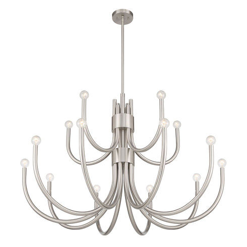 Sorrento 15-Light Chandelier in Noble Brass