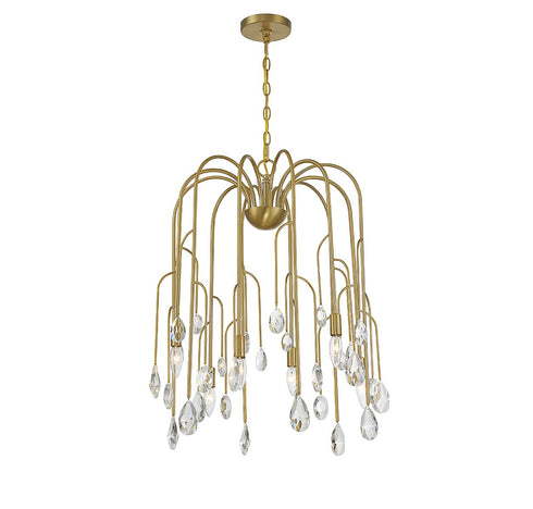 Anholt 6-Light Chandelier in Noble Brass