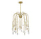 Anholt 6-Light Chandelier in Noble Brass