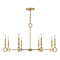 Noah 8-Light Chandelier in Gold Armory by Breegan Jane