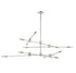 Lyrique 12-Light Chandelier in Warm Brass