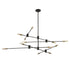 Lyrique 12-Light Chandelier in Warm Brass