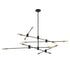 Lyrique 12-Light Chandelier in Warm Brass