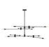 Lyrique 12-Light Chandelier in Warm Brass