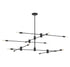 Lyrique 12-Light Chandelier in Warm Brass
