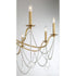 Mariposa 10-Light Chandelier in Warm Brass