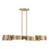 Talamanca 9-Light LED Chandelier in Noble Brass by Breegan Jane